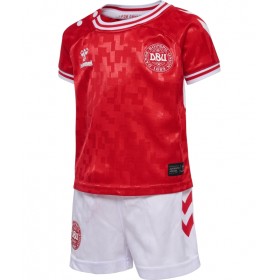 Camiseta de fútbol Dinamarca Niño 1ª equipación Euro 2024